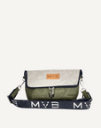 Double-Sided Crossbody Flop Bag soft earth