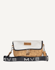 Double-Sided Crossbody Flop Bag soft natural