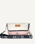 Double-Sided Crossbody Flop Bag soft pink