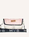 Double-Sided Crossbody Flop Bag soft pink