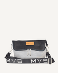Double-Sided Crossbody Flop Bag soft ash