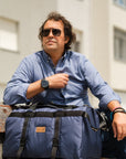 Sports Vegan Backpack blue - Made with ocean plastic