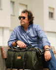 Sports Vegan Duffle Bag green - Made with ocean plastic