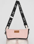 Double-Sided Crossbody Flop Bag soft pink