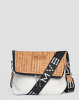 Double-Sided Crossbody Flop Bag soft natural