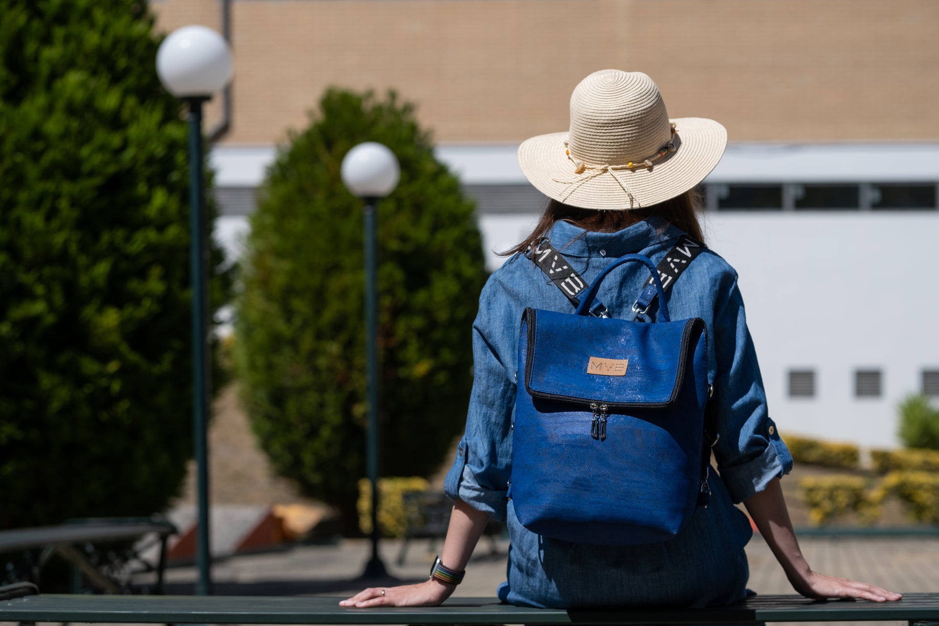 Trio Vegan Backpack HB Blue