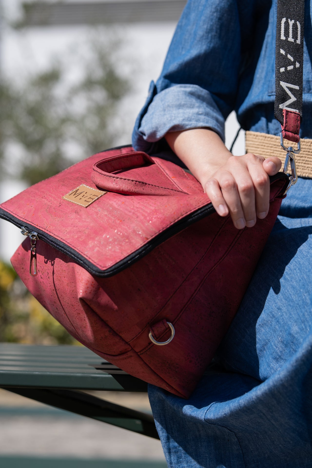 Trio Vegan Backpack HB Cherry