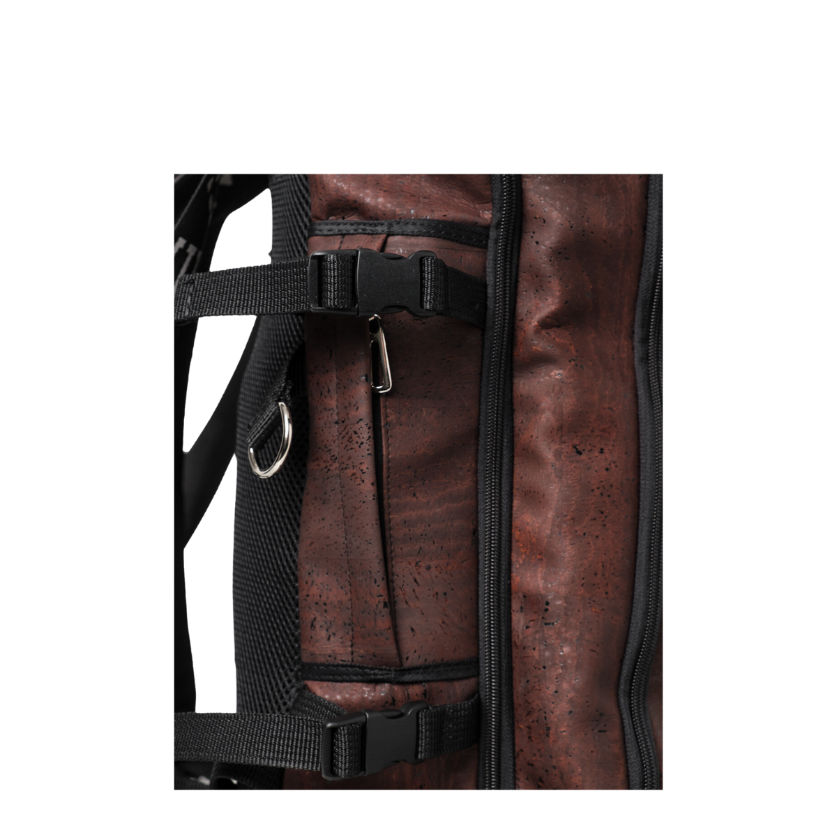 Xplorer Vegan Backpack for travel dark brown