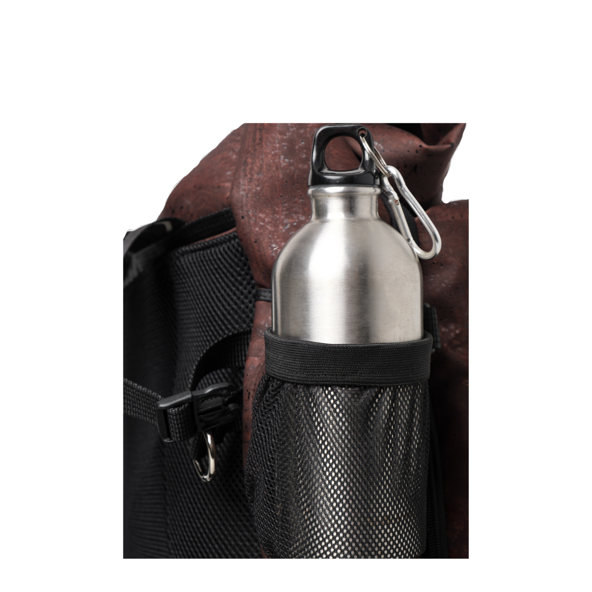 Xplorer Vegan Backpack for travel dark brown