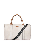 Xcape Vegan Leather Duffle Bag white