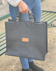 Tote Bag XL black cork