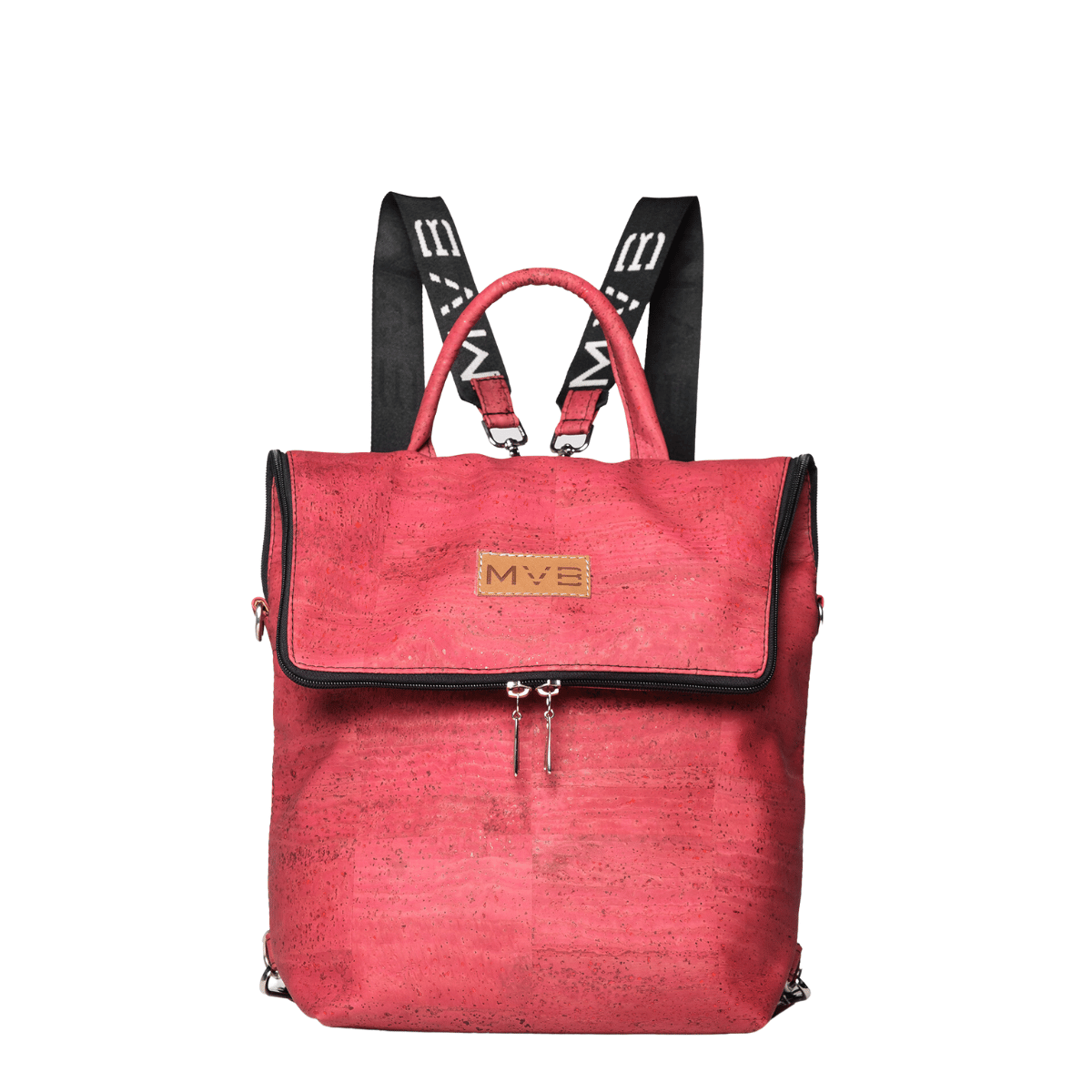 Trio Vegan Backpack Cherry