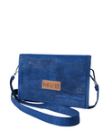 Night Vegan Crossbody Bag blue cork