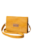 Night Vegan Crossbody Bag yellow cork