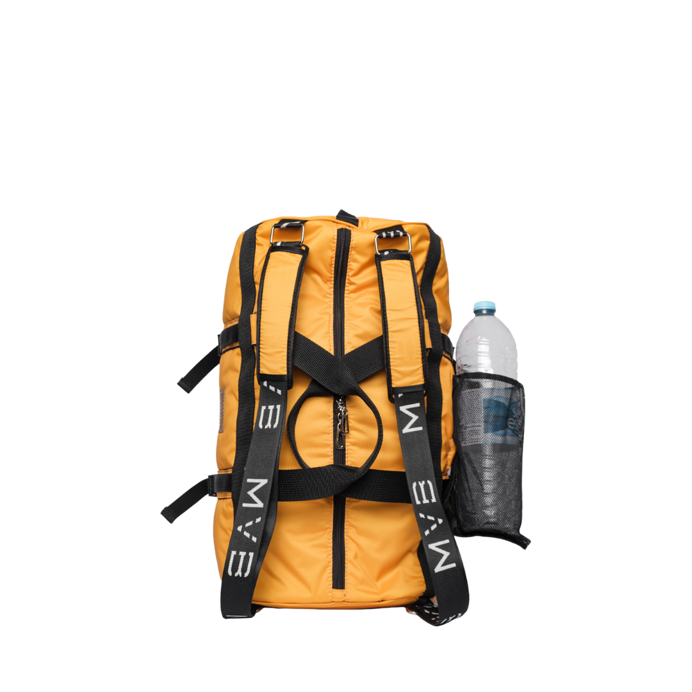Sports Vegan Duffle Bag yellow - Made with ocean plastic