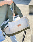 Lady's Weekend Handbag soft earth cork