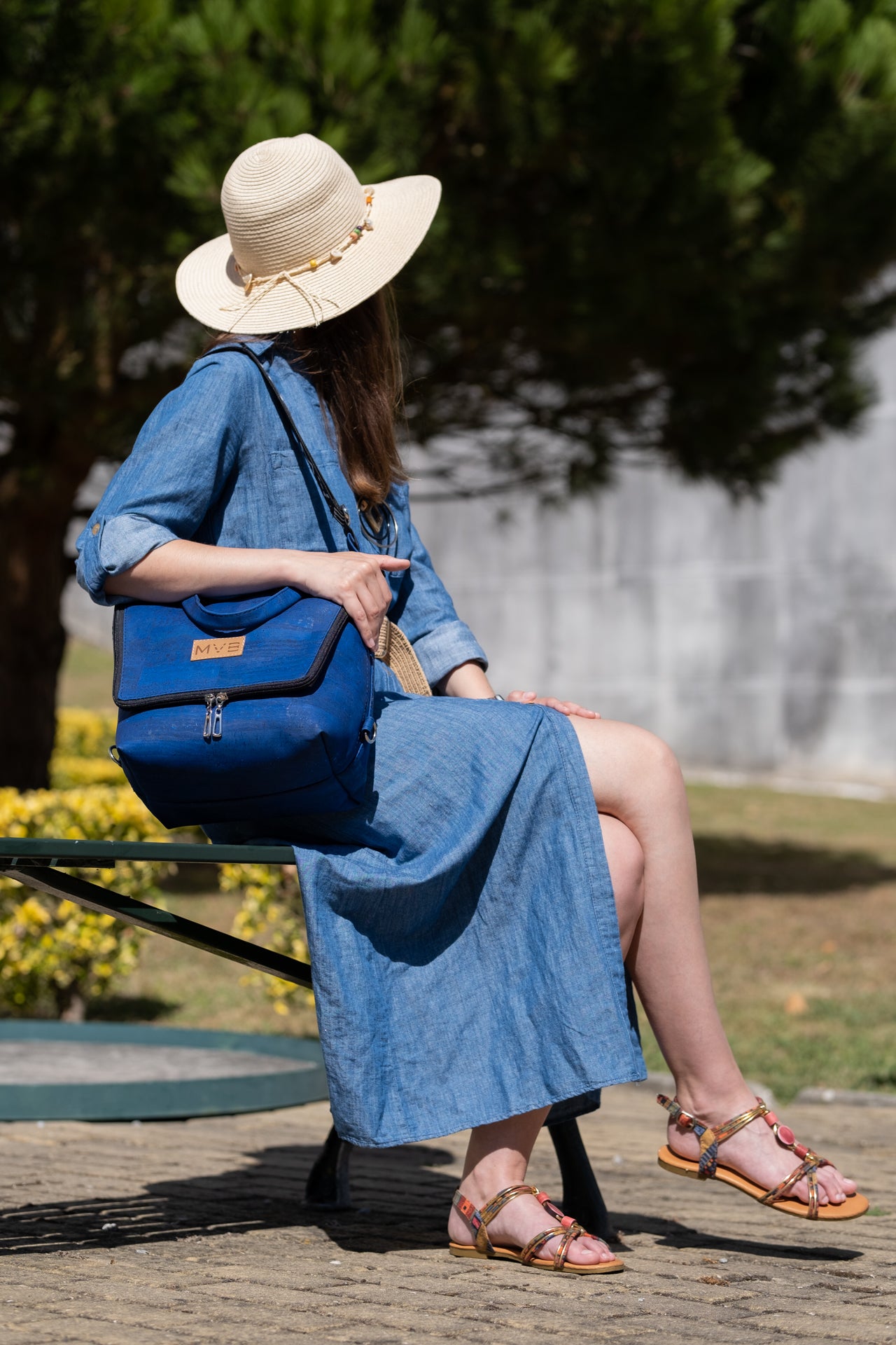 Trio Vegan Backpack HB Blue